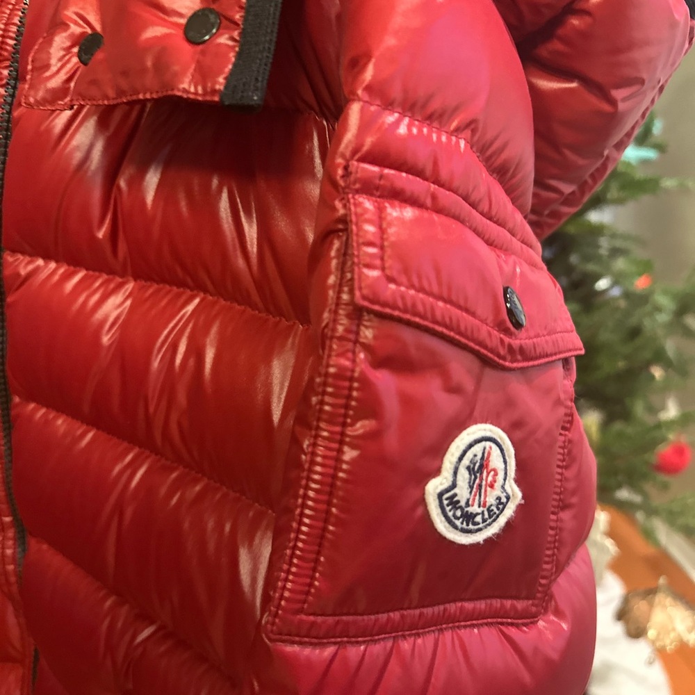Moncler Kids Red Puffer Jacket